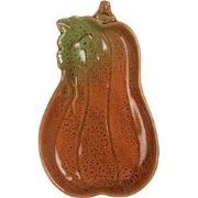 Clayre & Eef Decoratie schaal Pompoen 17x10x2 cm Oranje Keramiek