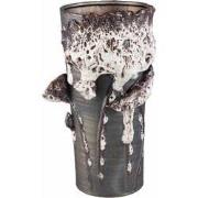 PTMD Bloempot Laverae - 27x26x47 cm - Keramiek - Bruin