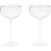 Riviera Maison Champagneglas, Bewerktglas, Cava wijnglas - Les Saisies...
