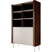 Meubella Vitrinekast Lux - Beige - 105 cm