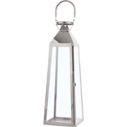 Beliani CRETE - Lantaarn-Zilver-RVS