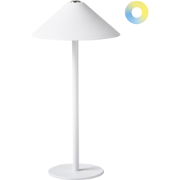 Beliani FRANCOLI - Tafellamp-Wit-Aluminium