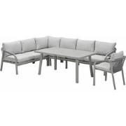 Garden Impressions Tarera lounge dining set R 6-delig incl stoel - tau...