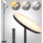 Moderne Vloerlamp - 25/25/175 cm - Zwart - Metalen Staande Lamp - Met ...