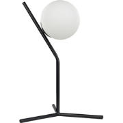 Beliani WAPITI - Tafellamp-Zwart-Glas, IJzer