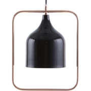 Beliani MAVONE - Hanglamp-Zwart-IJzer