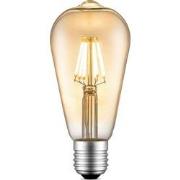 Edison Vintage LED filament lichtbron Drop - Amber - ST64 Deco - Retro...