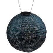 Round dia. 30 cm Marrakesh petrol lampion