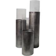 Windlicht Set van 3 - XL - Jeanne - Grijs