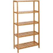 Bamboe Boekenplank 5 Niveaus met verstelbare hoogtes - L60 cm