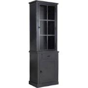 Lunel Vitrinekast L van Metaal met 2 Deuren en 1 Lade – Ashford & Co