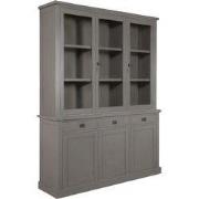 Velin Vitrinekast  met 2x3 Deuren en 3 Laden – Ashford & Co