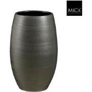 Mica Decorations Bloempot Porto - 31x31x50 cm - Terracotta - Metallic,...