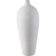 PTMD Vaas Cavinn - 18x18x44 cm - Keramiek - Wit