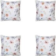 Madison -  Sierkussen Florina natural - Ca. 50x50 cm - Set van 4