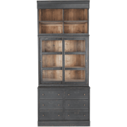Boekenkast van massief grenenhout H240 cm - AMSTERDAM