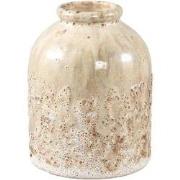 PTMD Bloempot Anaide - 14x14x18 cm - Keramiek - Creme