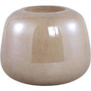 PTMD Vaas Mexx - 20x20x16 cm - Glas - Beige