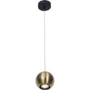 TRITON 1L pendel, GU10 (excl) zwart / brons