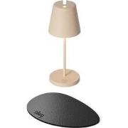 Silwy x Sompex | Tafellamp PORTOFINO | zand| oplaadbare tafellamp | Ma...