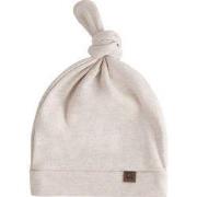 Baby's Only Knoopmutsje Melange - Warm Linen - 3-6 mnd - 100% ecologis...