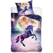 Unicorn Dekbedovertrek - Eenpersoons - 140x200 cm - Kussensloop 60x70 ...