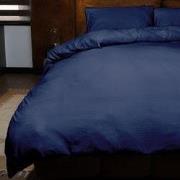 Zydante® Dekbedovertrek Emboss Crocodile 200x220 cm - Donkerblauw - me...