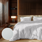 Zydante® Dekbedovertrek Emboss Crocodile 240x220 cm - Zilver Grijs - m...