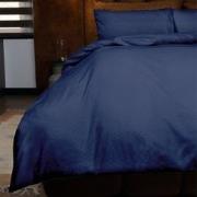 Emboss Dekbedovertrekset Rainbow - Donkerblauw - 140x220 + 1*60x70 cm