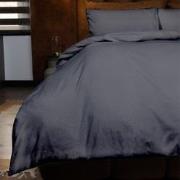 Emboss Dekbedovertrekset Rainbow - Antraciet - 240x220 + 2*60x70 cm