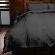 Zydante® Dekbedovertrek Emboss Rainbow 240x220 cm - Zwart - met 2 Kuss...