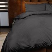 Emboss Dekbedovertrekset Zebra - Zwart - 140x220 + 1*60x70 cm