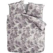 Zydante® Microvezel Dekbedovertrekset - 135x200 cm - Vintage Grey - me...