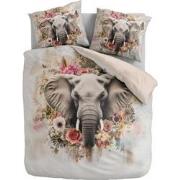 100% Microvezel dekbedovertrekset Tusks & Petals - 200x200/220 + 2*60x...