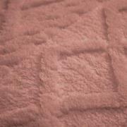 Dekbedovertrekset Jacquard Teddy Peach - 200x200/220+2*60x70 cm