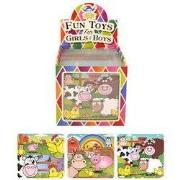 Uitdeelcadeautjes - Puzzel: Boerderij Dieren, 13 x 12 Cm in Traktatieb...