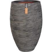 Vaas elegant deluxe rib NL 56x84 antraciet