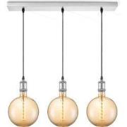 Home sweet home hanglamp Vintage 3L Beam Spiral g180 - amber