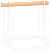 QUVIO Houder voor snijplanken - Metaal - Wit