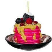 Ornament glas taart met oreo l13cm