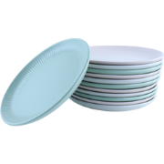 OTIX Ontbijtborden - Bordenset - 12 Persoons - 22CM - Aardewerk - AURO...