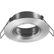SATURN inbouwspot vast GU10 (excl. Lamp) geborsteld alu 80mm