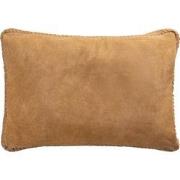 PTMD Sierkussen Suky - 60x8x40 cm - Suede - Bruin