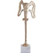 PTMD Horton Decoratief Beeld - 25x23x65 cm - Aluminium - Champagne