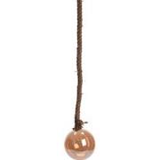 LED Touwlamp Kerstbal met glazen bal 15 cm - 24 LED's op batterijen  -...