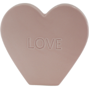 Ornament- Candy Heart 'LOVE'- Light Pink- 20x4x18,5cm