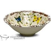 Villa Pottery  Babette Butterfly Schaal Mix