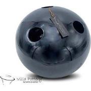 Villa Pottery  Blauw Zwarte vaas Marrakech - H22