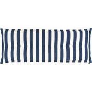 Kopu® Mila Navy Blue 150 cm - Hoogwaardig Bankkussen - Gestreept