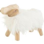 J-Line - Hond Vacht Hout Naturel/wit - 31x12x24cm